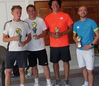 Mens Doubles Winners (on the left)