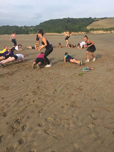 beach training July 2018