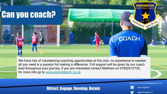 Volunteer Coaches wanted