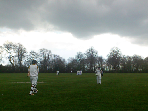 Saturday 2nds pre-season friendly at a warm and sunny, sorry cold and wet Castor.