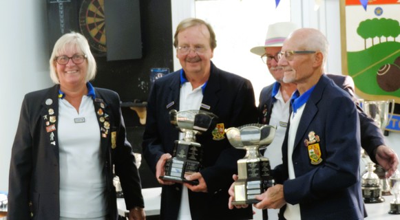 Men's Pairs Champions Geoff Smith & Mike Jones